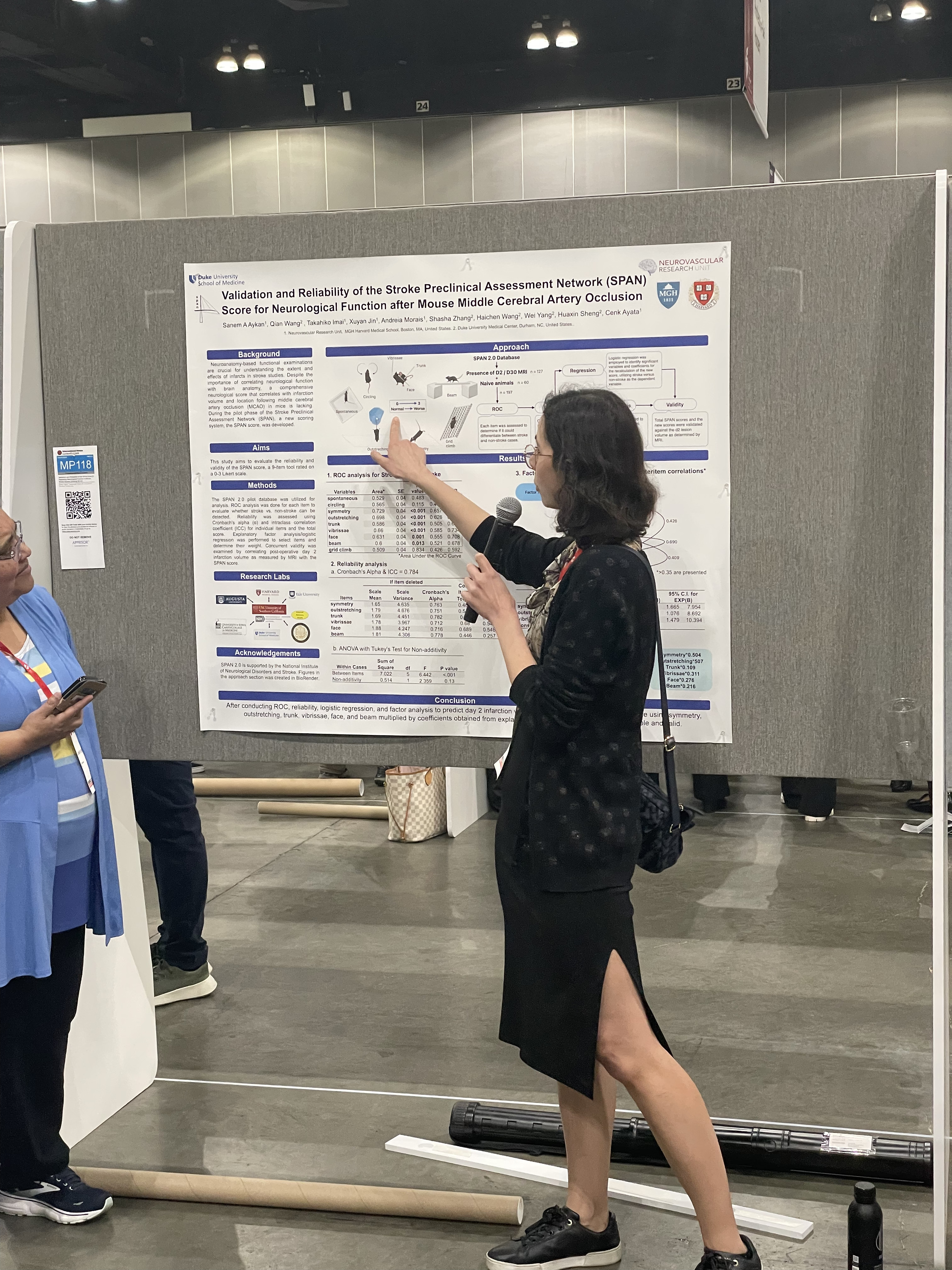 Sanem Aykan_ Massachusetts General Hospital_presenting poster at ISC